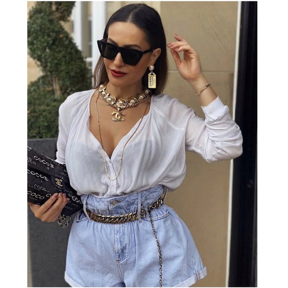 Chanel gold Pearl 31 Rue Cambon earrings jewelry - Picture 11 of 11